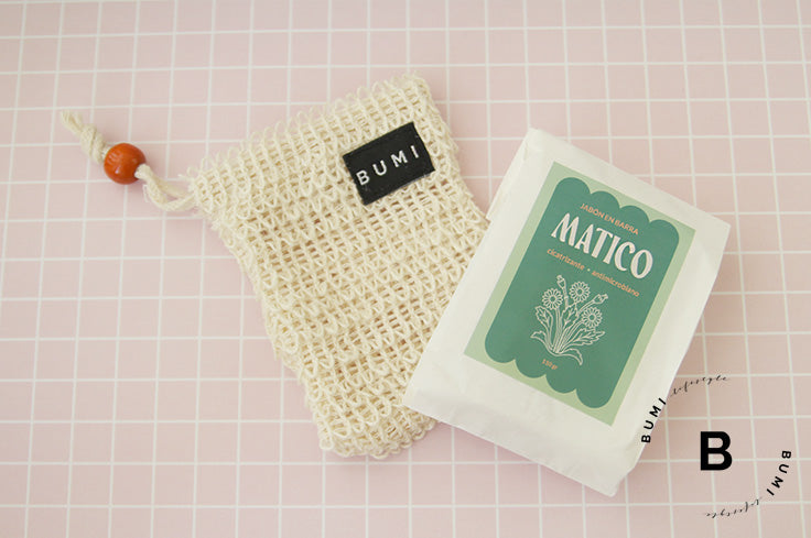 Kit Bolsa exfoliante y jabón