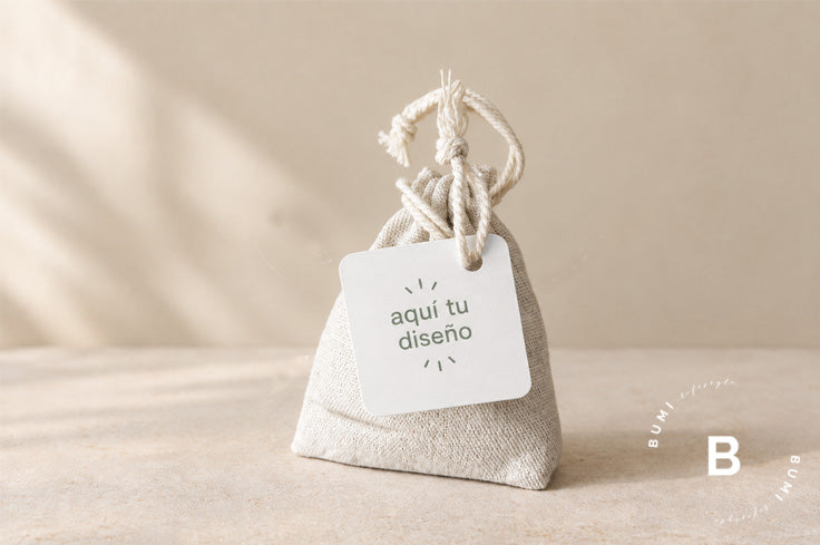 6 Saquitos de lavanda orgánica, personalizables