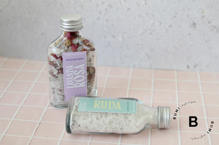 Sal de Baño Rosa Lavanda