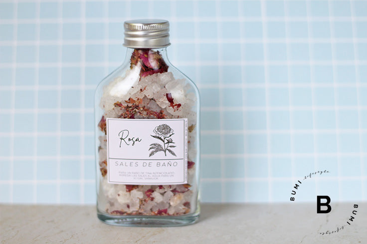 Sal de Baño Rosas