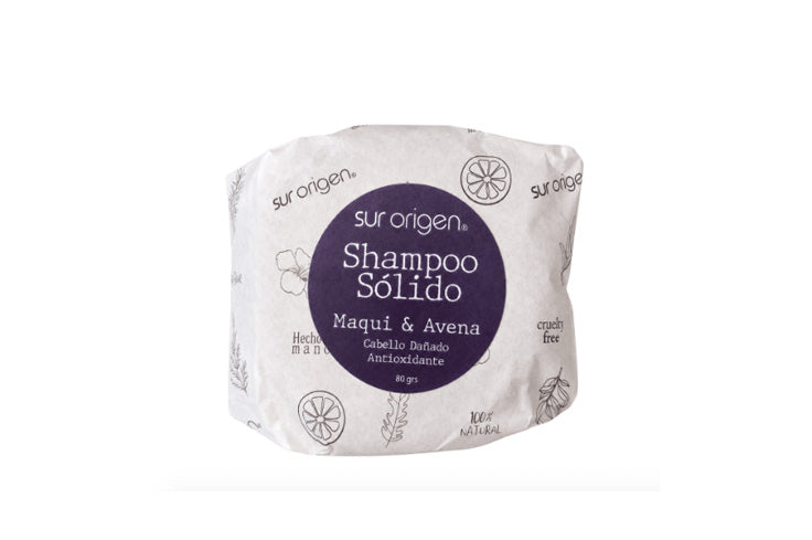Shampoo Sólido en Barra Maqui & Avena