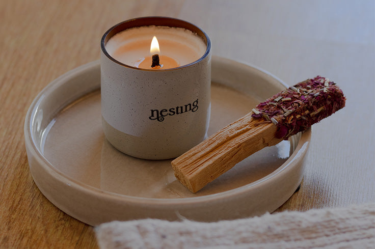 Palo Santo con Rosa y Lavanda